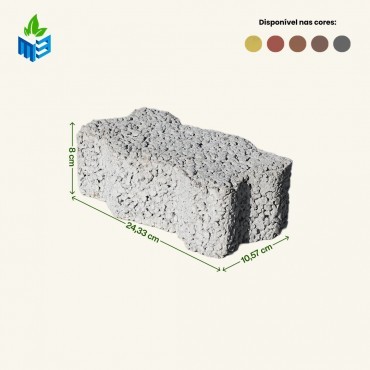 Piso Intertravado Unistein Drenante em Aratuba