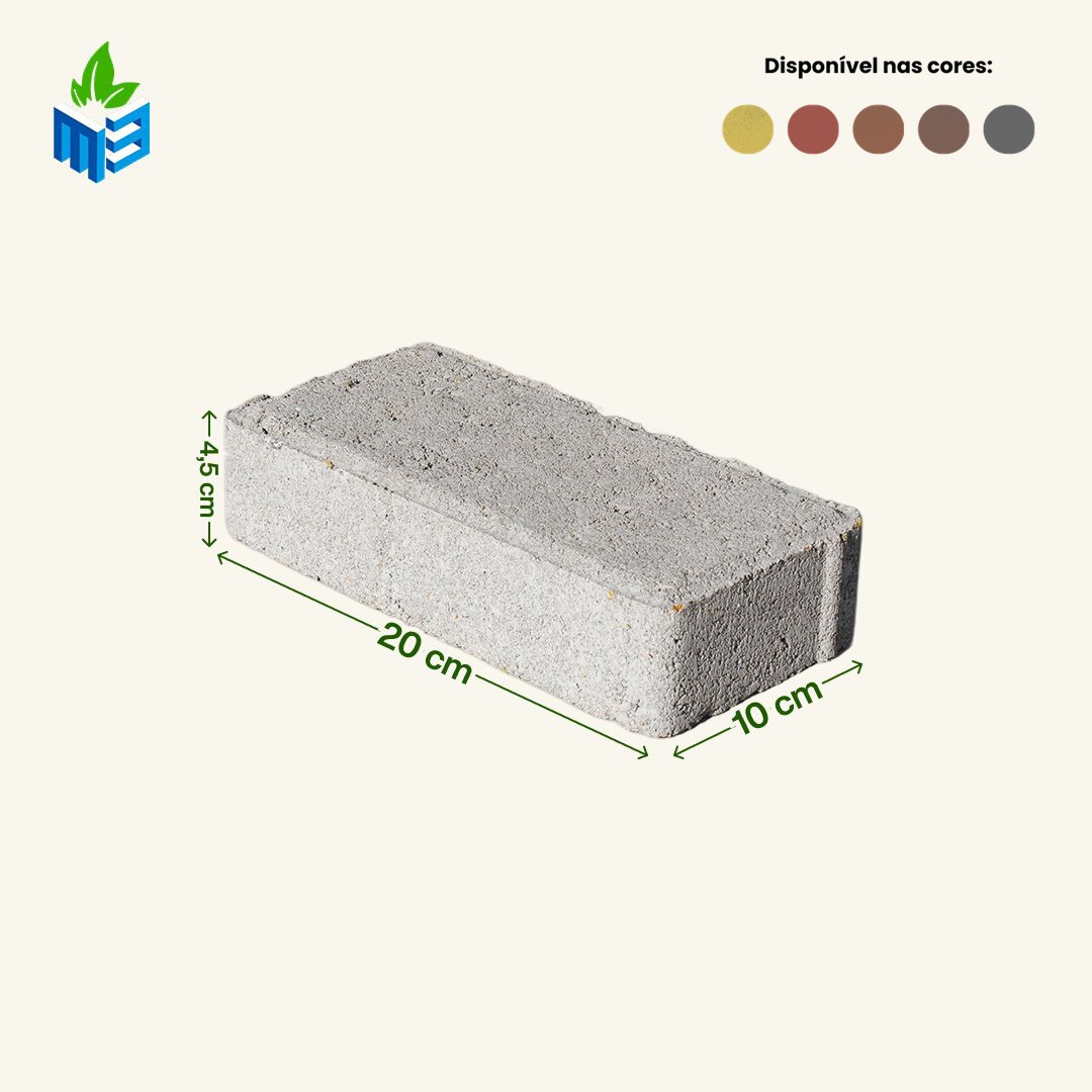 Piso Retangular Intertravado H4 em Aracati