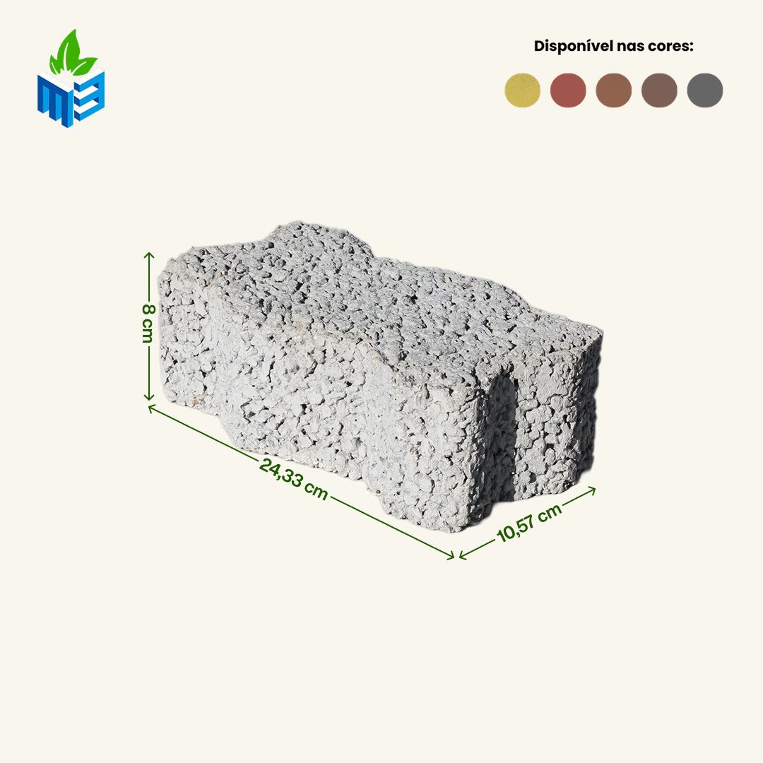 Piso Intertravado Unistein Drenante em Aracati